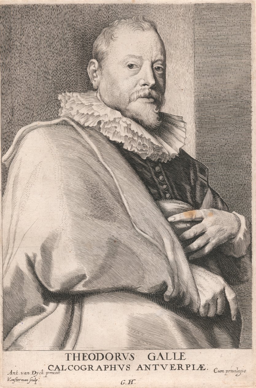 Theodore Galle, rytec z Antverp od Lucas Vorsterman
