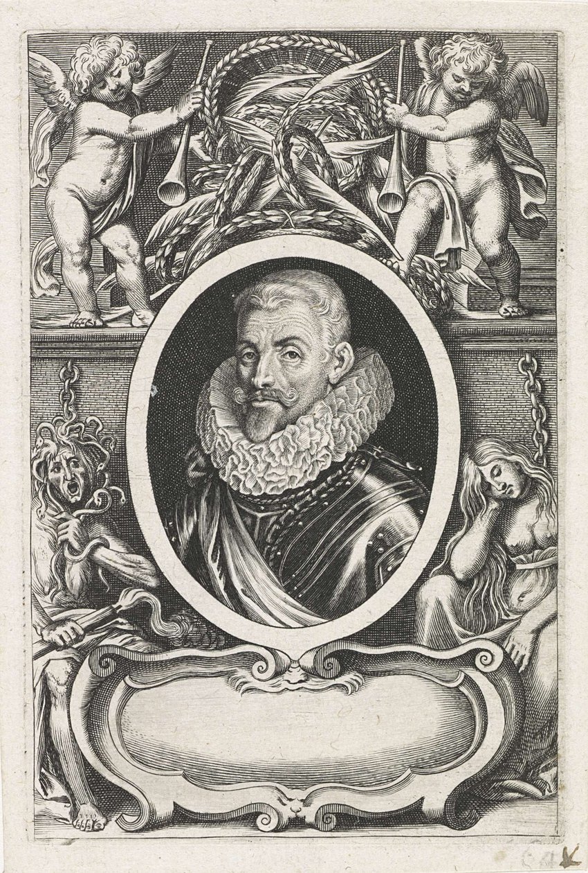 Portrét Johanna Tserclaese, hraběte z Tilly od Lucas Vorsterman the Elder