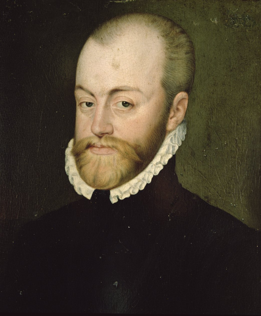 Portrét Filipa II. (1527-1598), španělského krále (olej na plátně) od Lucas de Heere