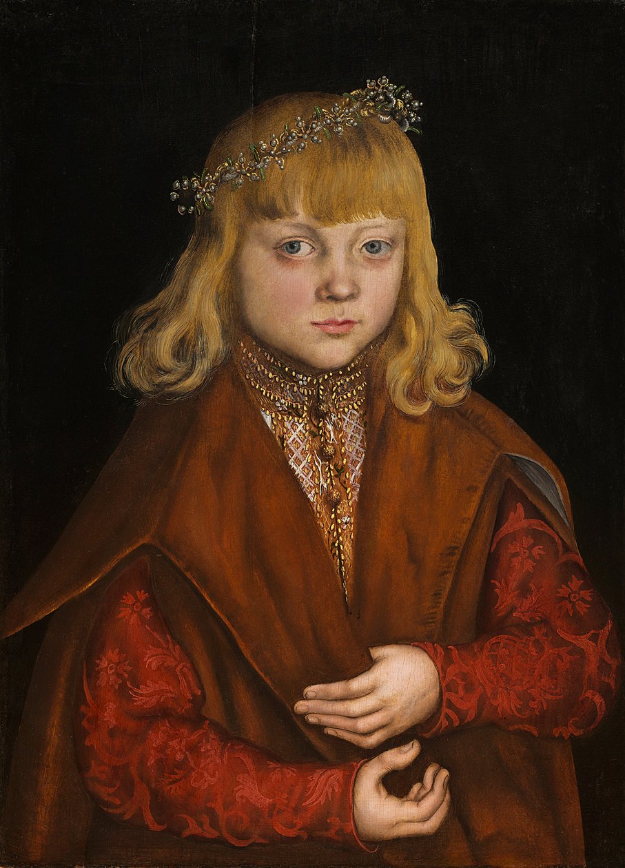 Saský princ, kolem roku 1517 (olej na desce) od Lucas the Elder Cranach