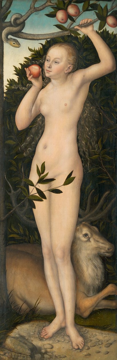 Eva od Lucas the Elder Cranach