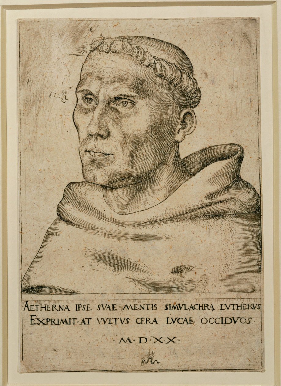 Martin Luther ... (rytina) od Lucas the Elder Cranach