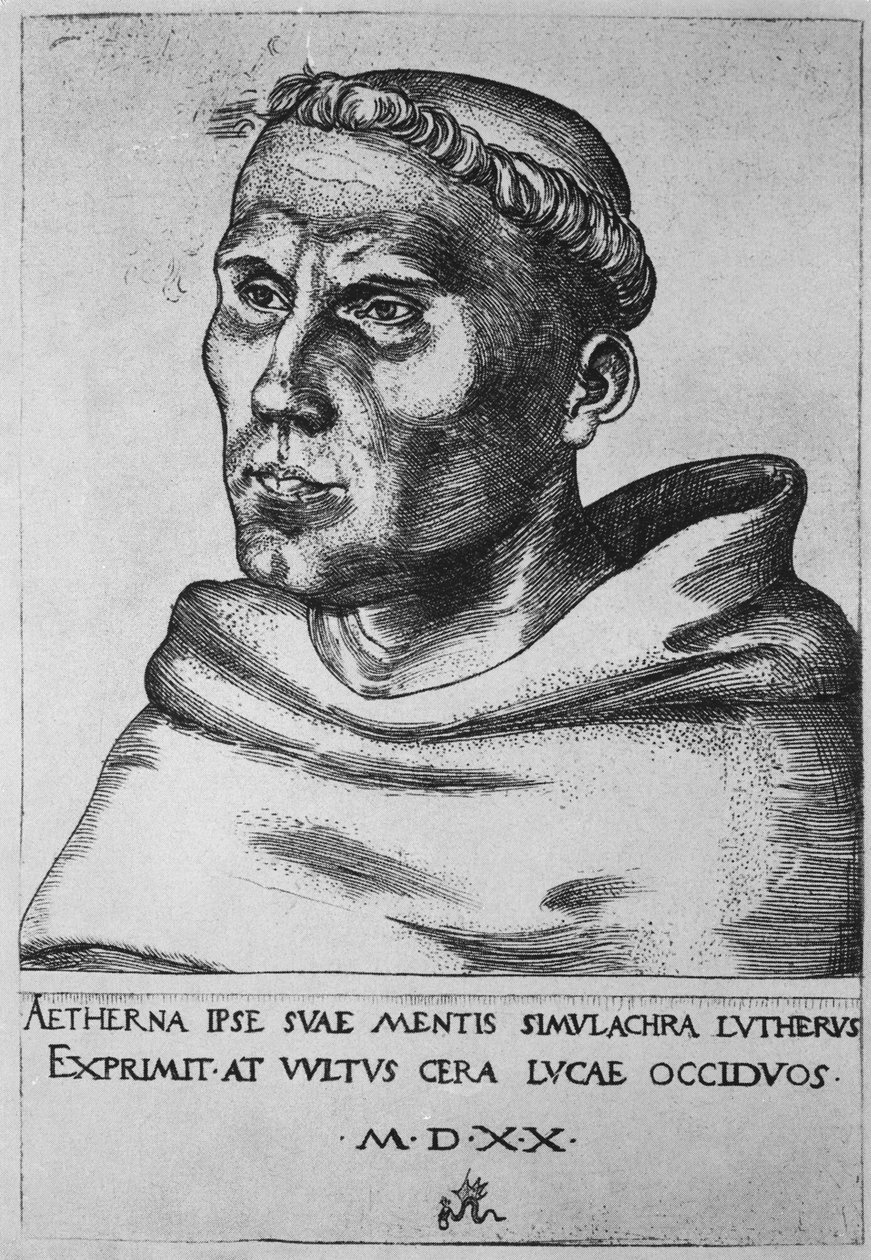 Martin Luther od Lucas the Elder Cranach