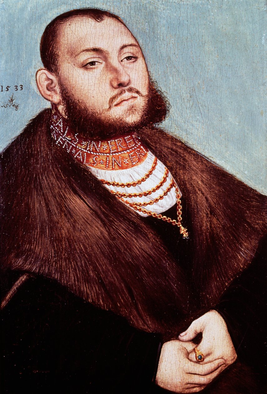 Portrét Fridricha Saského (Torgau od Lucas the Elder Cranach