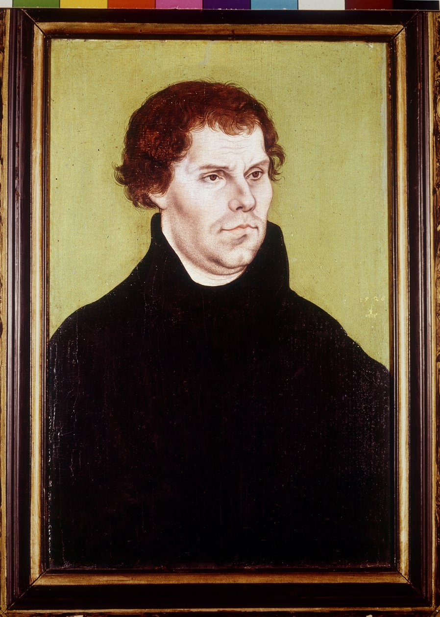 Portrét Martina Luthera (1483 - 1546), Carnachův obraz od Lucas the Elder Cranach