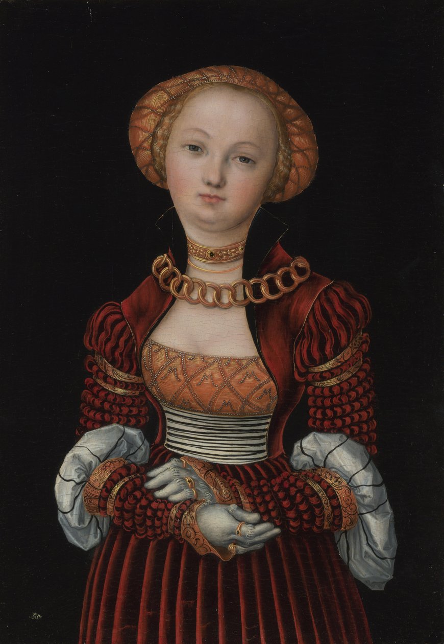 Portrét ženy od Lucas the Elder Cranach