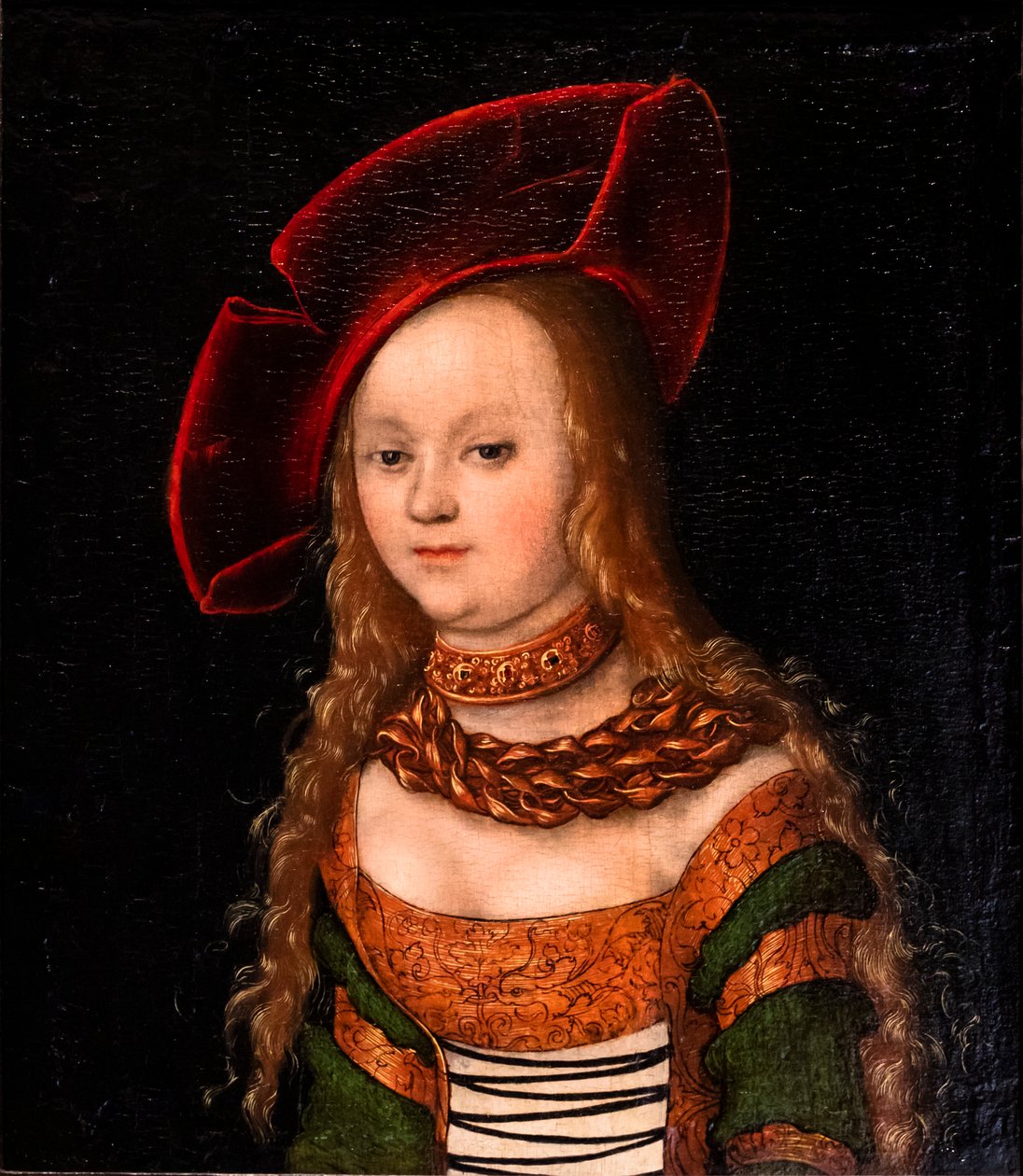 Portrét mladé ženy od Lucas the Elder Cranach