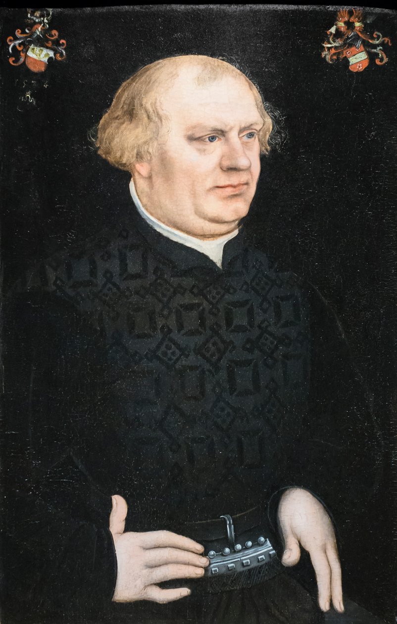 Portrét muže od Lucas the Elder Cranach