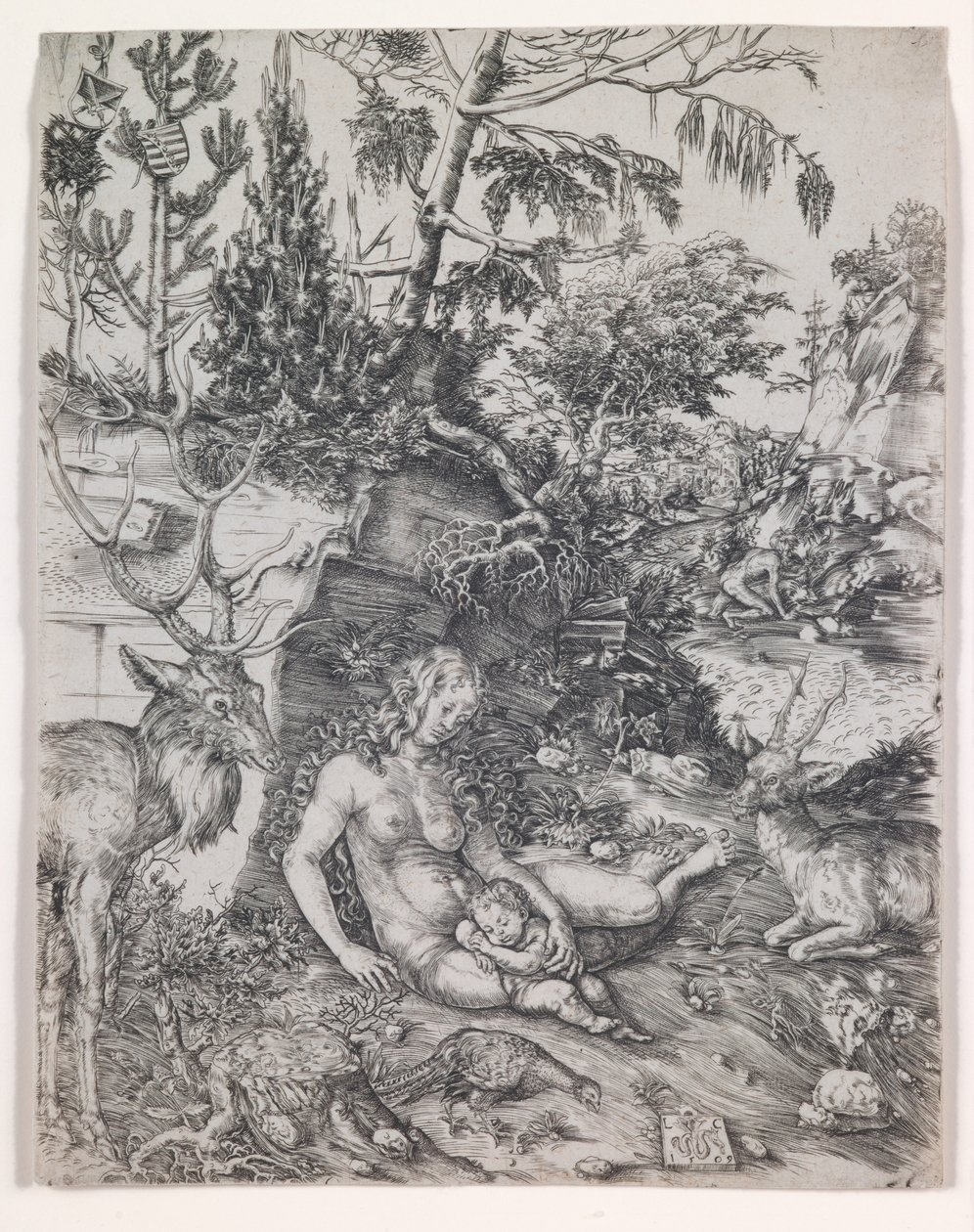 Pokání svatého Jana Zlatoústého od Lucas the Elder Cranach