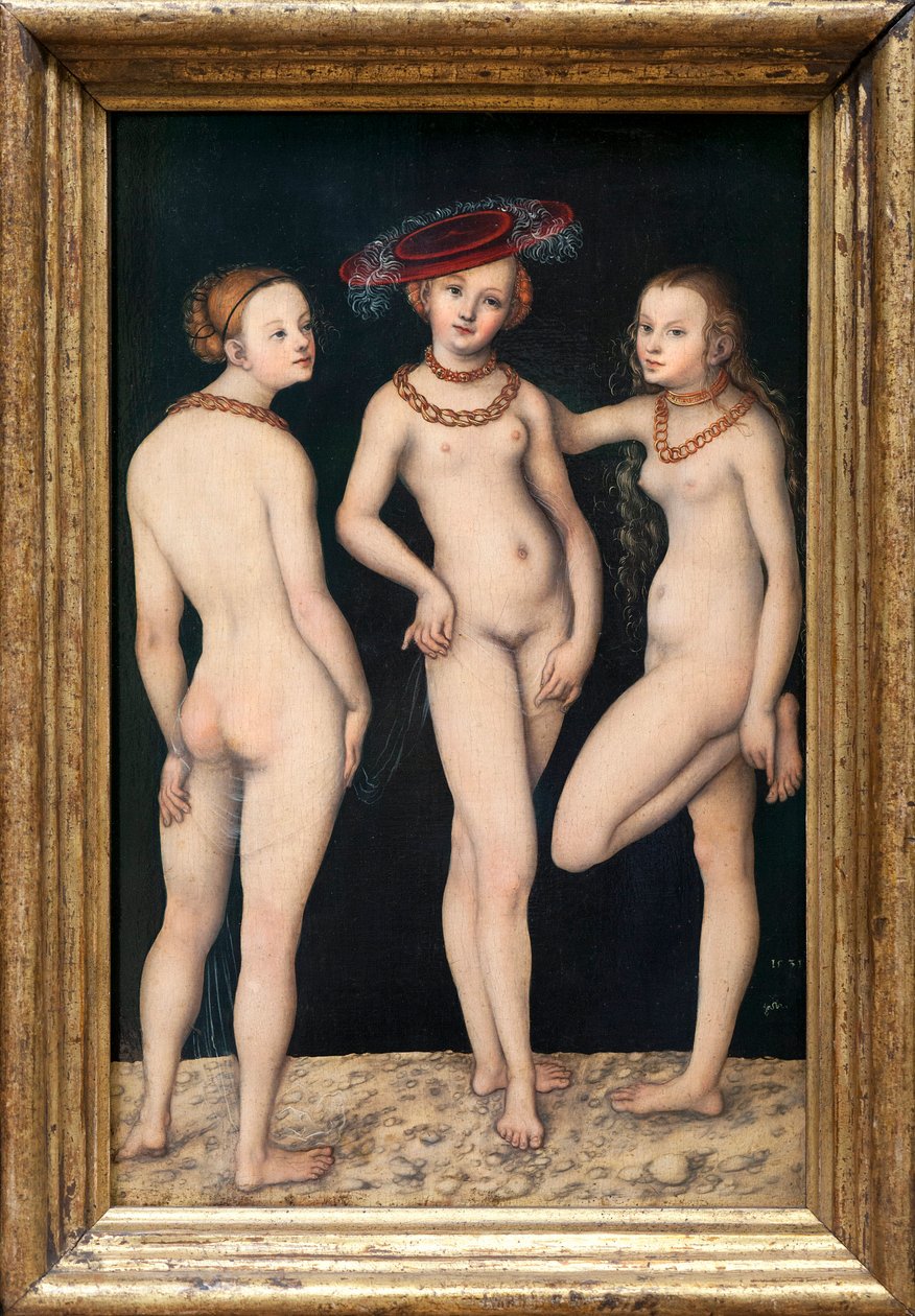 Tři Grácie od Lucas the Elder Cranach