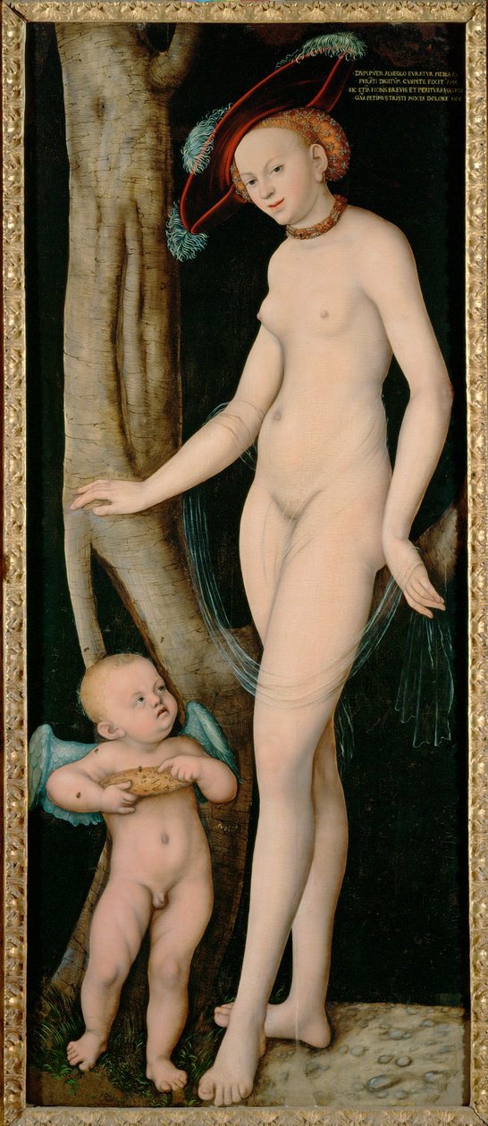 Venuše a Amor od Lucas the Elder Cranach