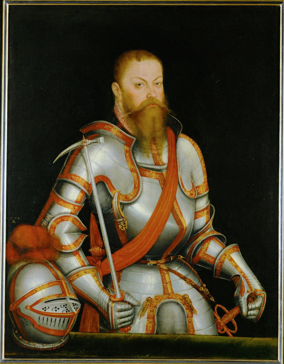 Kurfiřt Mořic Saský ... (malba na plátně) od Lucas the Younger Cranach