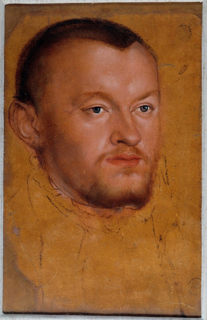 Portrét vévody Augusta Saského. Augusta I. Saského, známého jako Pobožný od Lucas the Younger Cranach