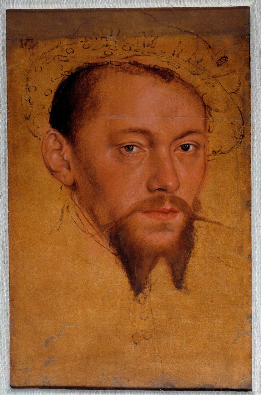 Portrét Maurice Saského (1521-1553). Pastelové kresby od Lucase Cranacha Jeune (1515-1586) od Lucas the Younger Cranach