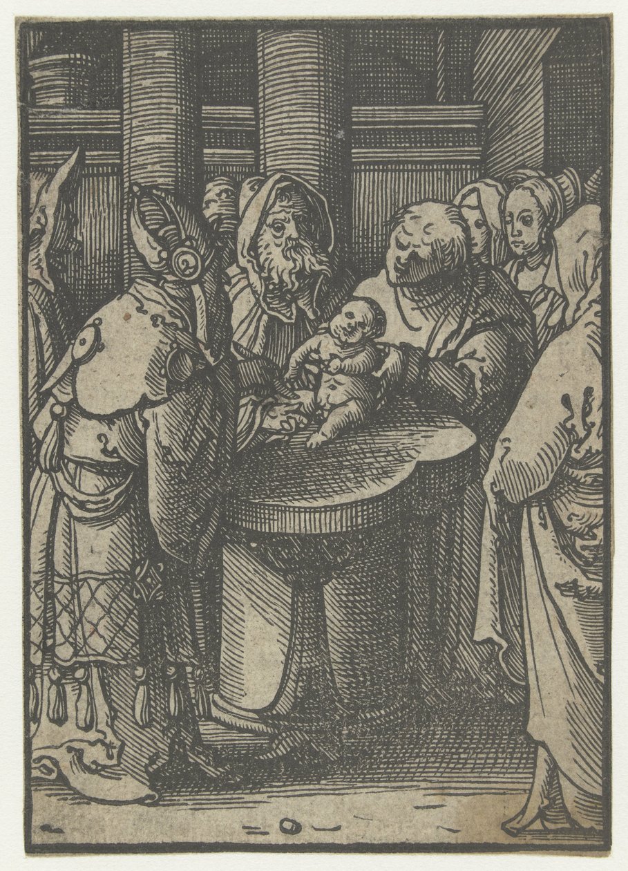 Obřízka Krista Stupid Passion (název série) od Lucas van Leyden (attributed to)