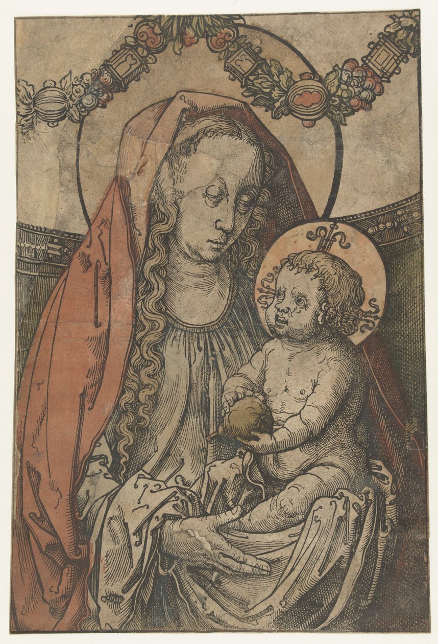 Marie s dítětem od Lucas van Leyden (circle of)
