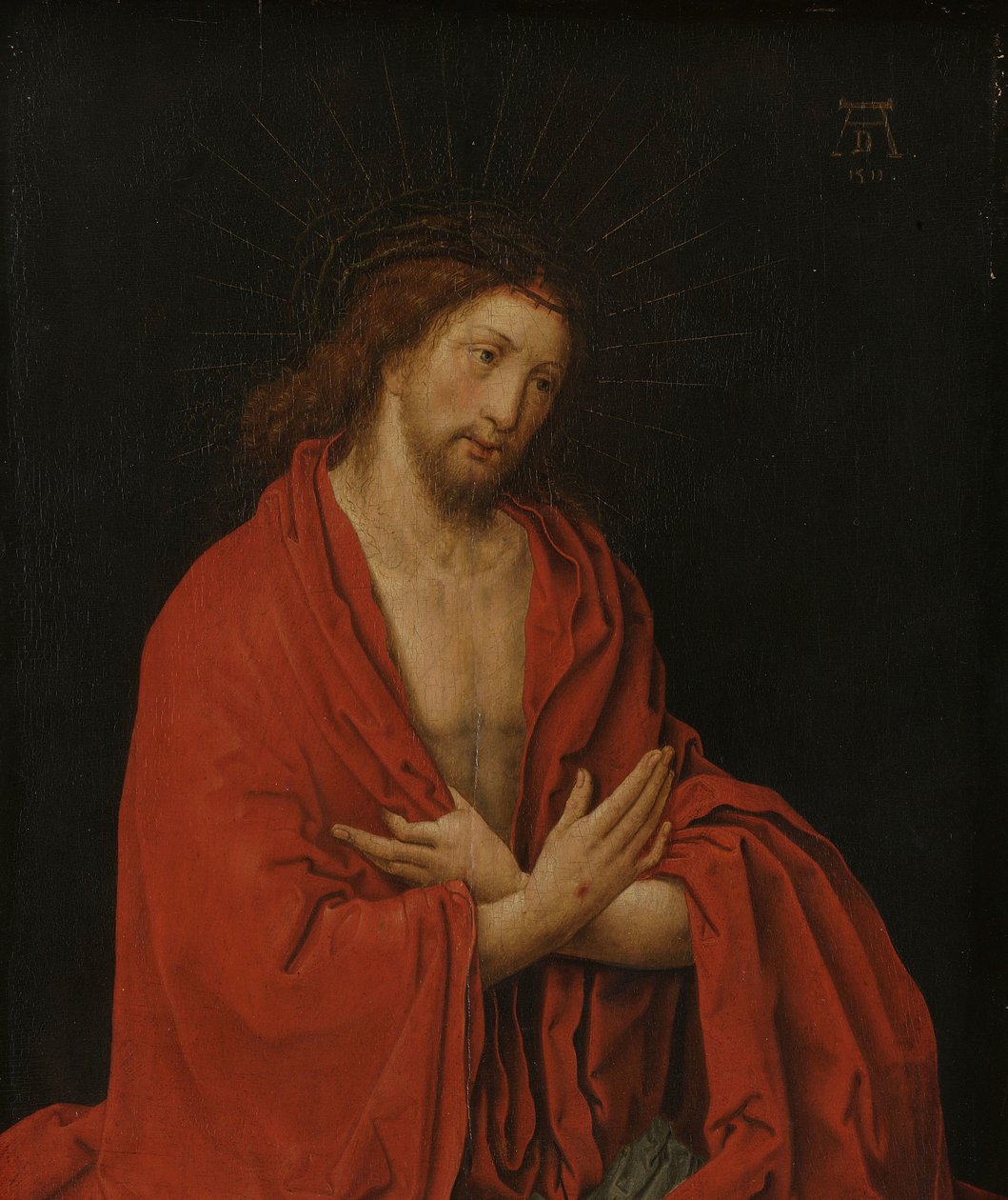 Kristus s trnovou korunou od Lucas van Leyden (copy after)