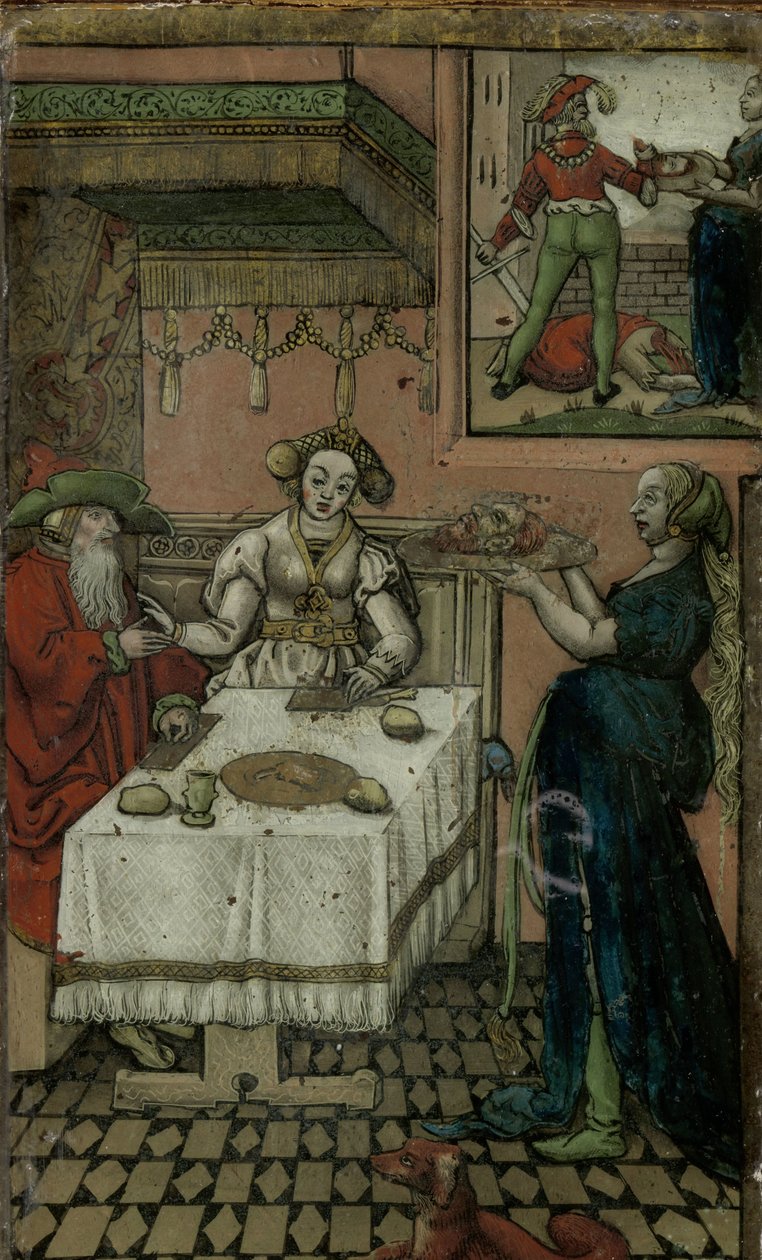 Salome s hlavou Jana Křtitele od Lucas van Leyden (manner of)