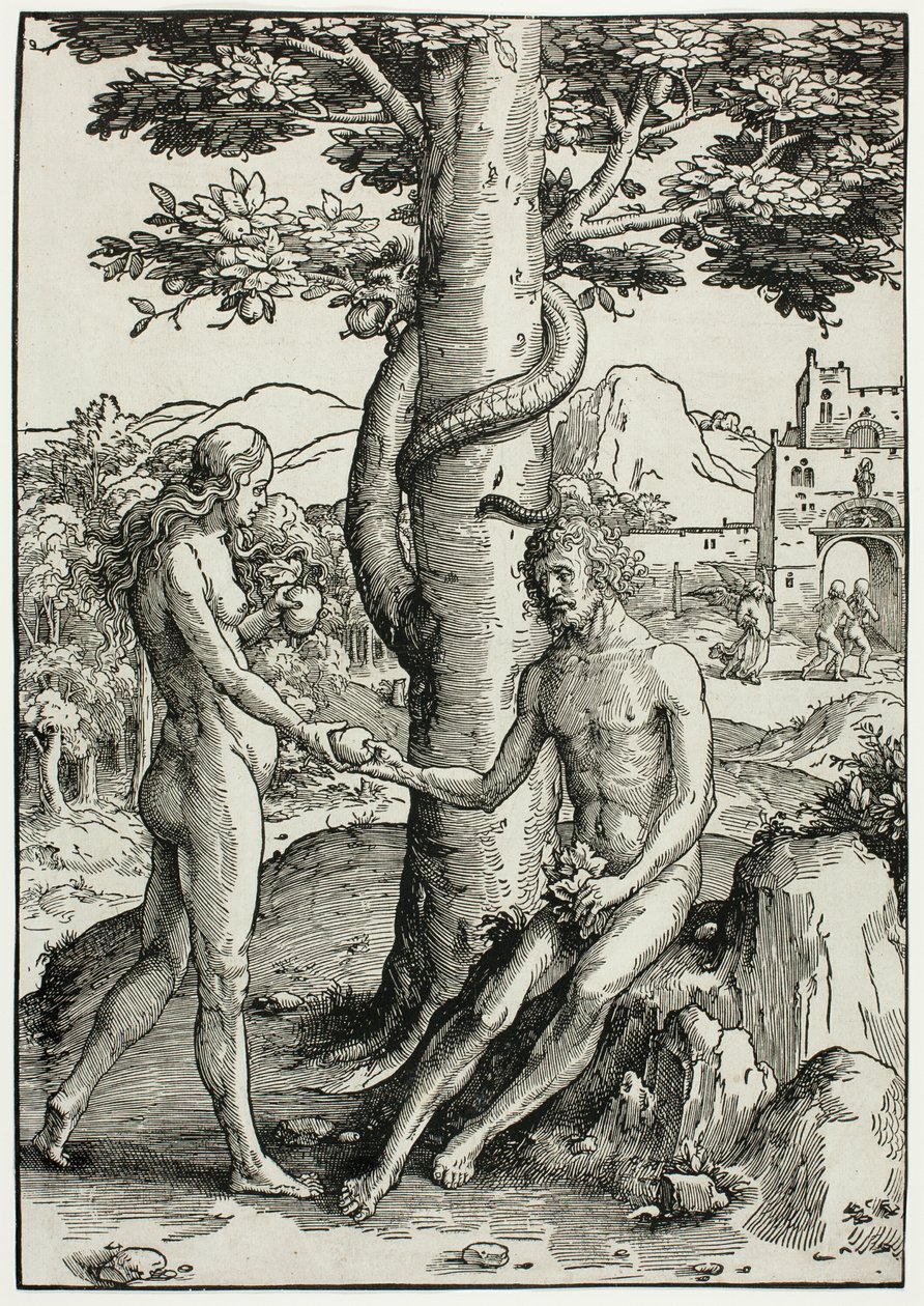 Adam a Eva (Pád člověka) od Lucas van Leyden