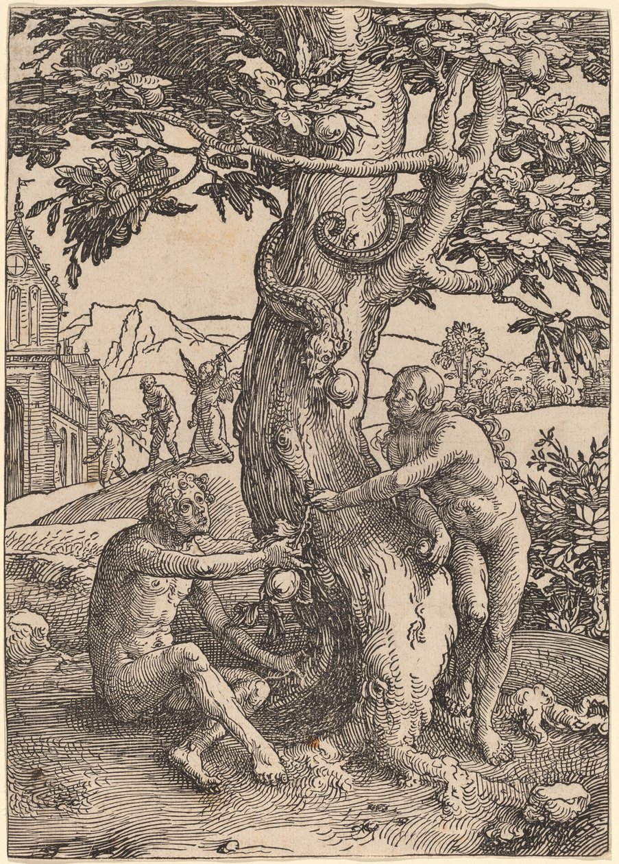 Adam a Eva od Lucas van Leyden
