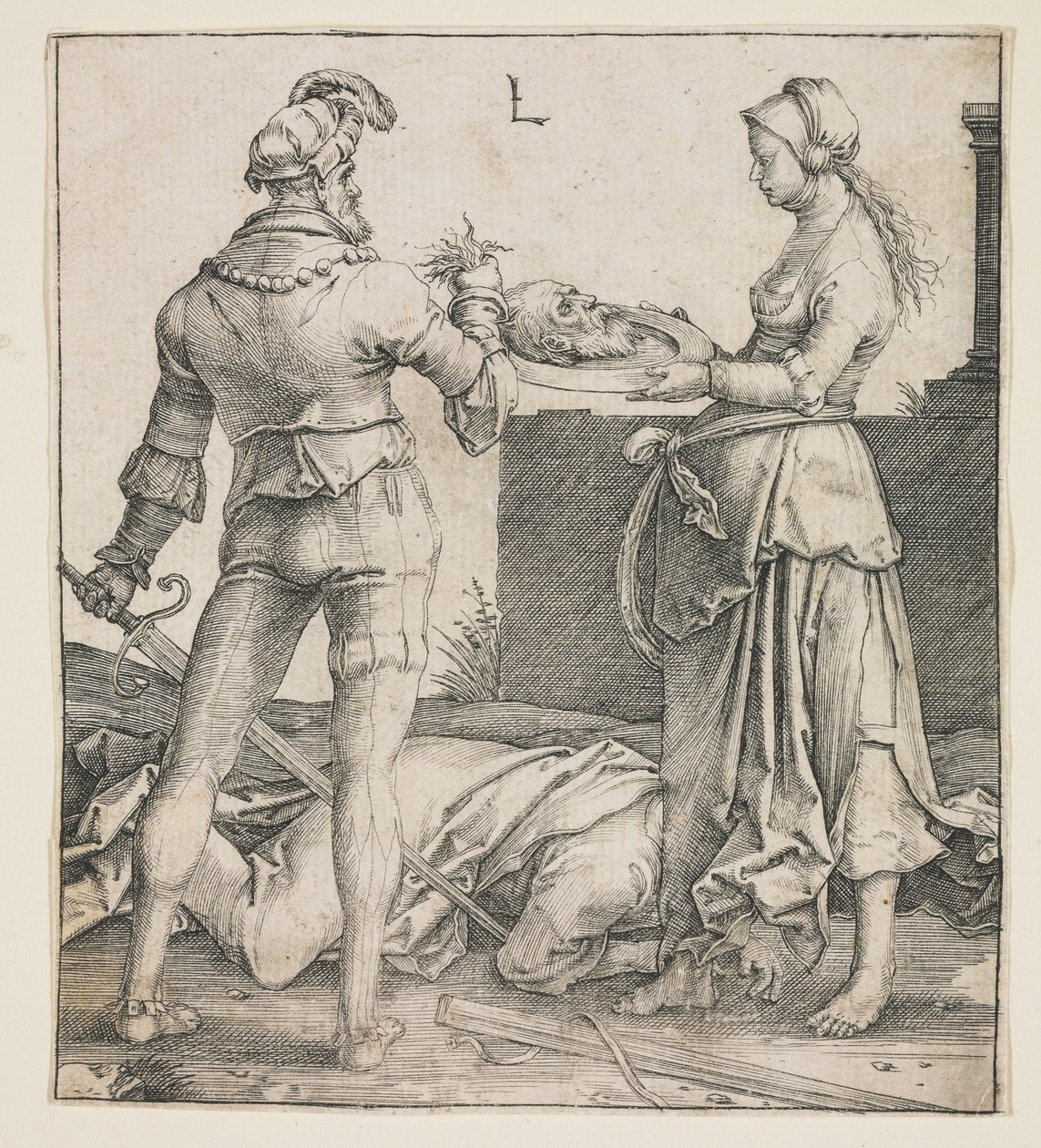 Stětí svatého Jana Křtitele, 1513 od Lucas van Leyden