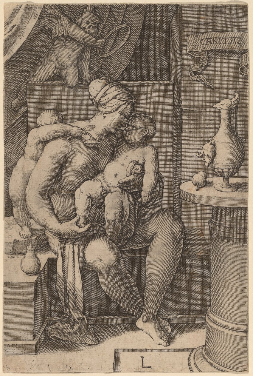 Charita (charita) od Lucas van Leyden