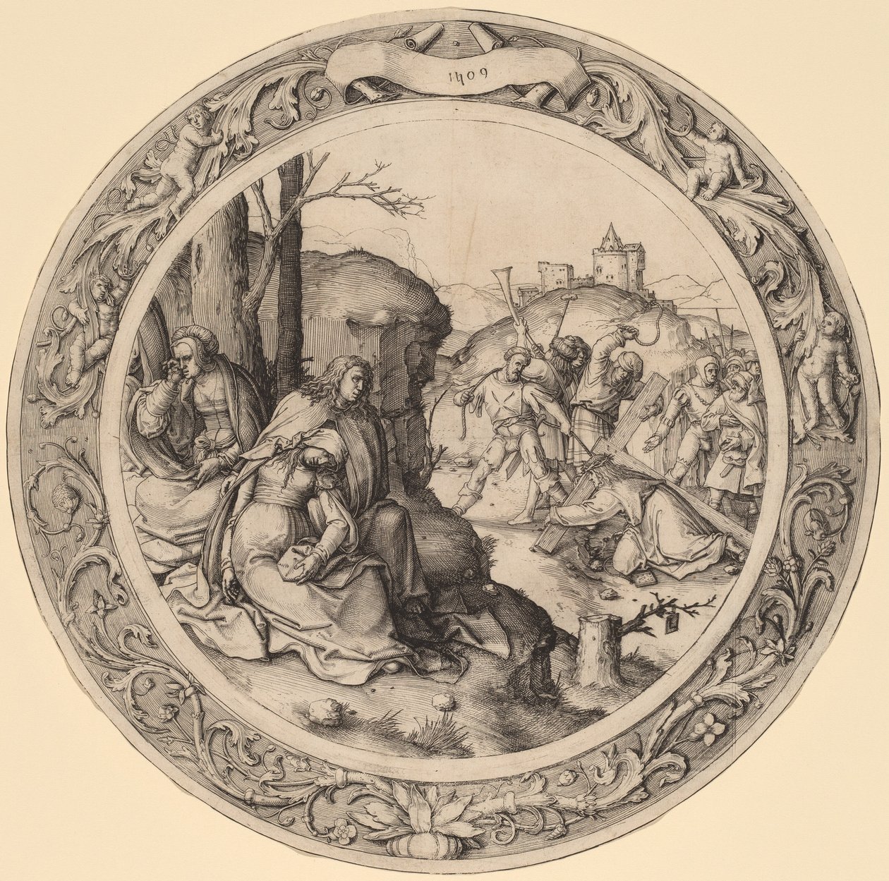 Kristus nesoucí kříž od Lucas van Leyden