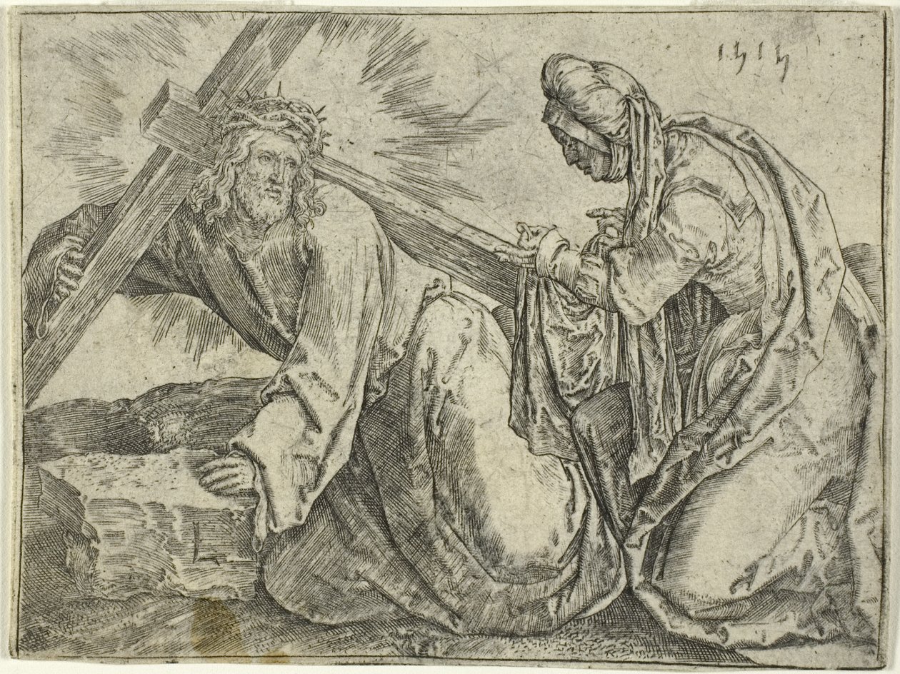 Kristus nesoucí kříž od Lucas van Leyden