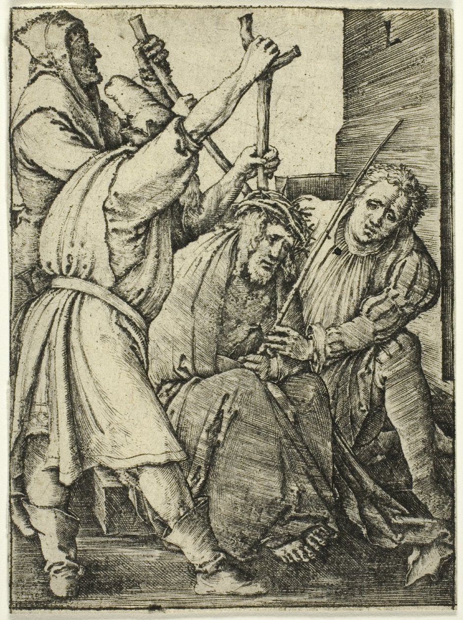 Kristus korunovaný trním od Lucas van Leyden