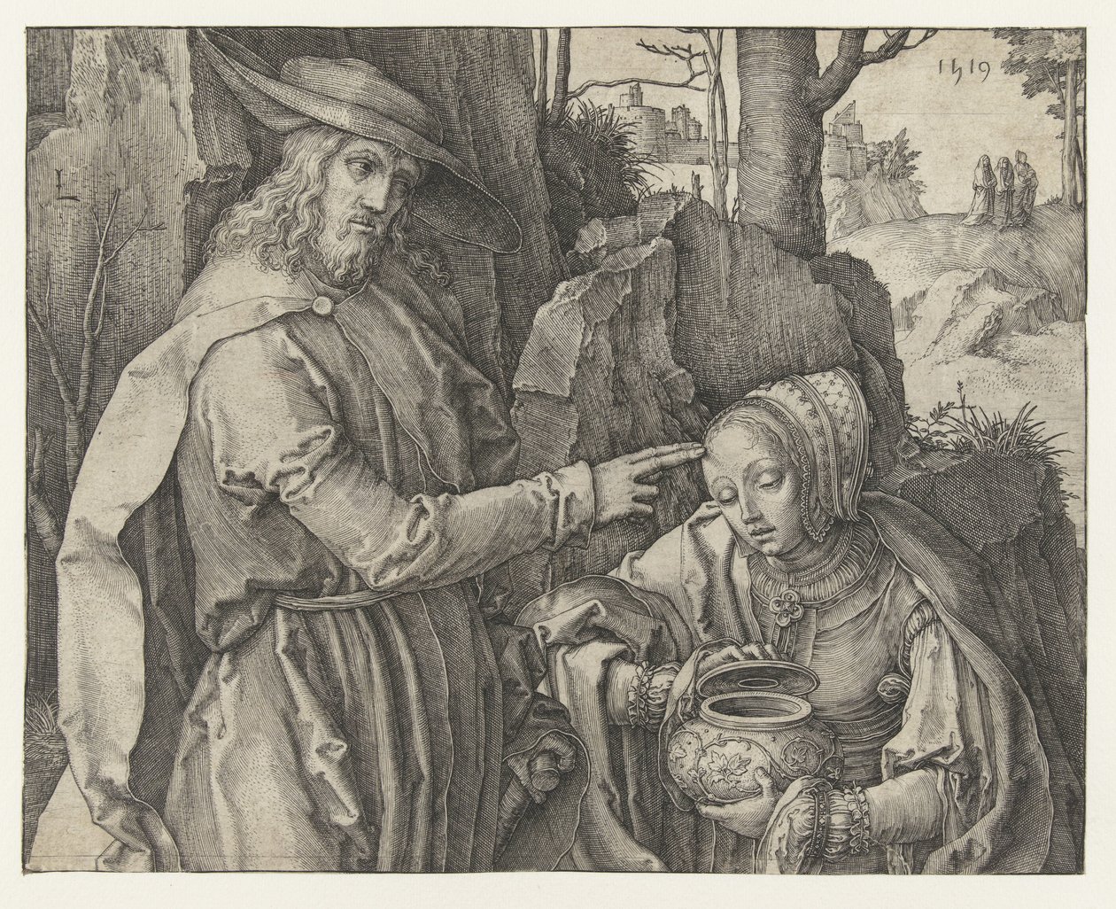 Kristus se zjevuje Marii Magdaleně od Lucas van Leyden
