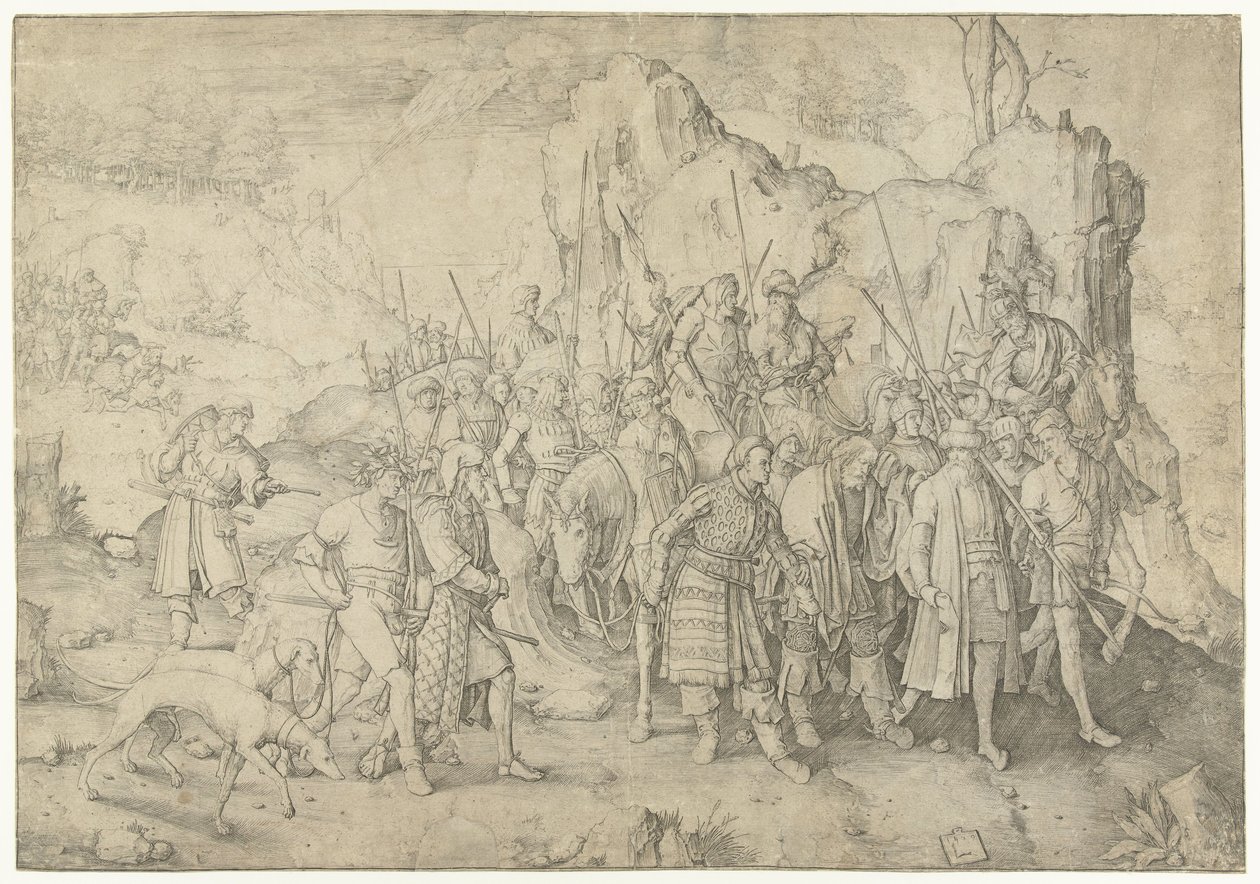 Pavlovo obrácení od Lucas van Leyden