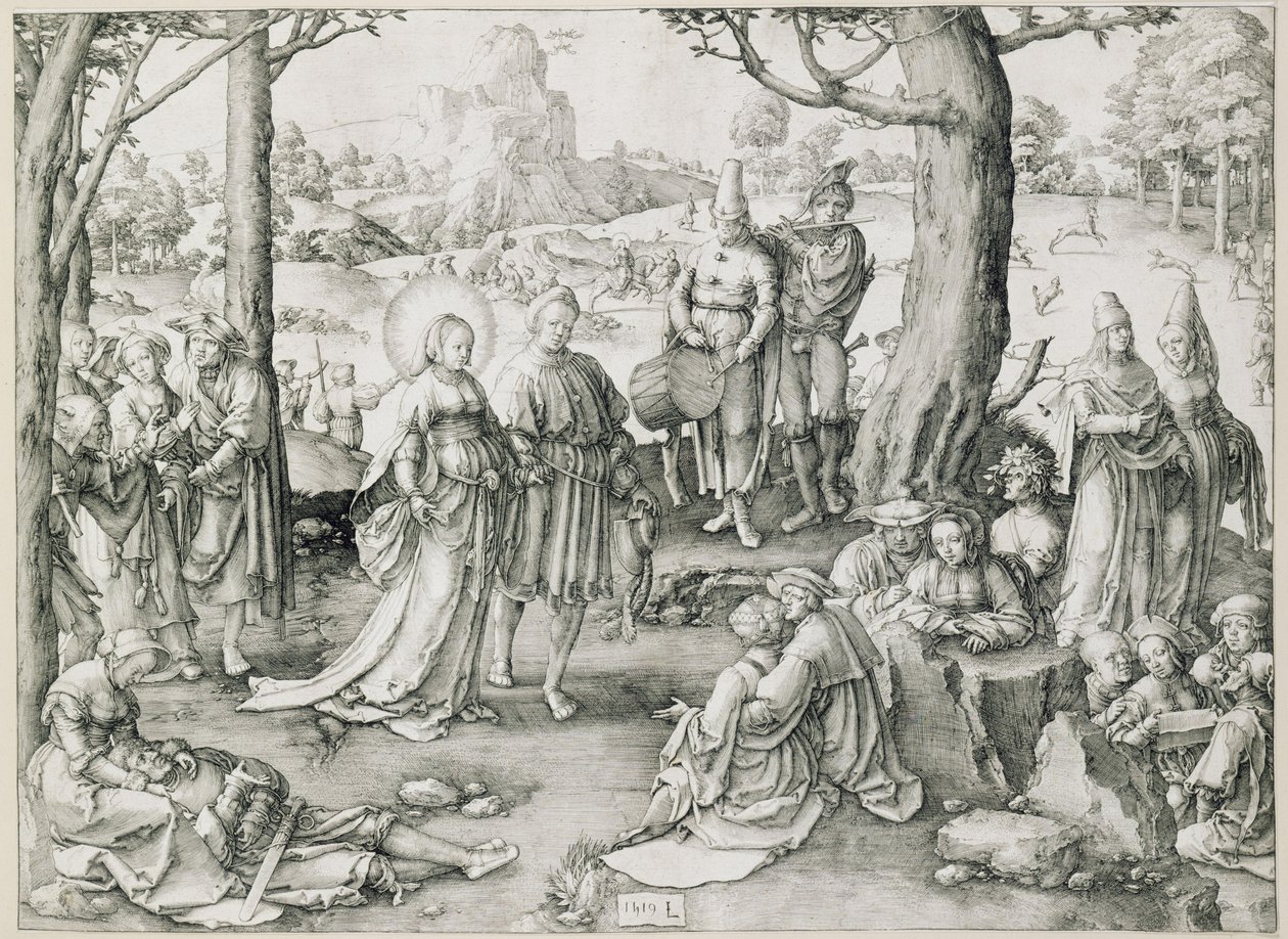 Tanec Máří Magdalény od Lucas van Leyden