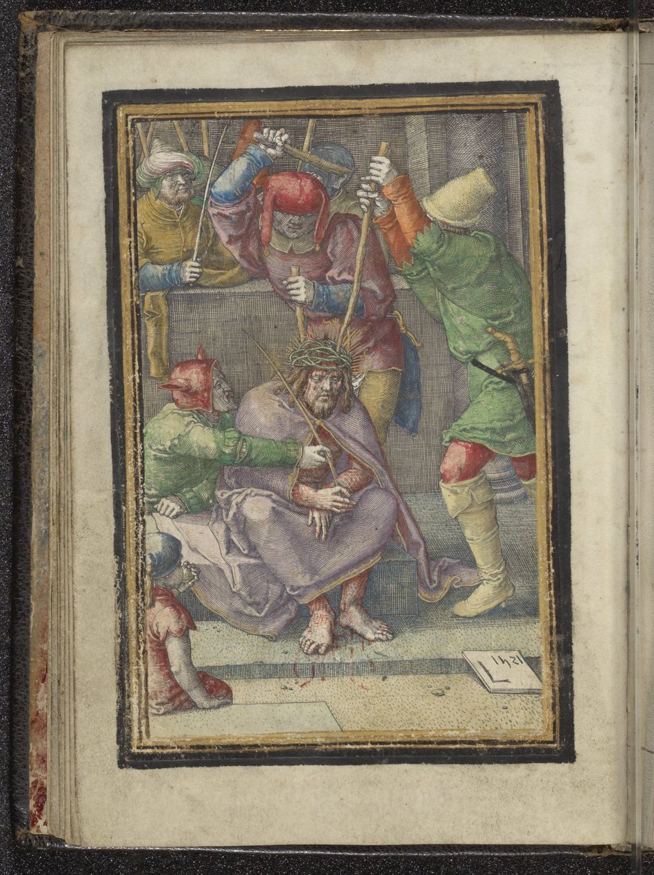 trnová koruna Umučení Krista (název série) od Lucas van Leyden