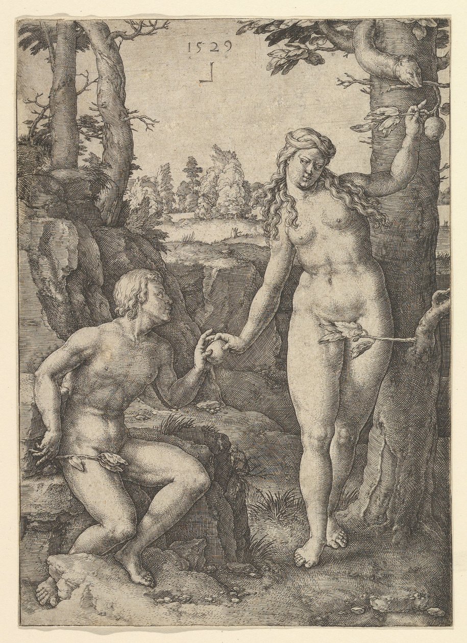 Pád člověka, 1529. od Lucas van Leyden