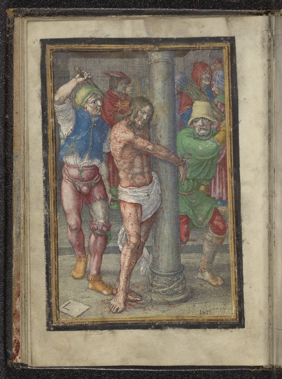 Mrskání Umučení Krista (název série) od Lucas van Leyden