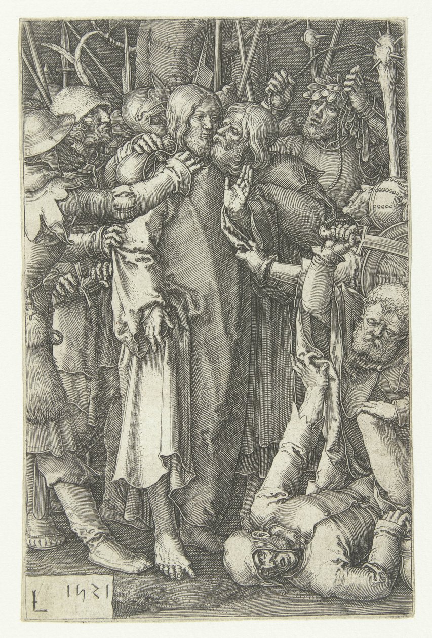 Zajetí Krista The Little Passion (název série) od Lucas van Leyden
