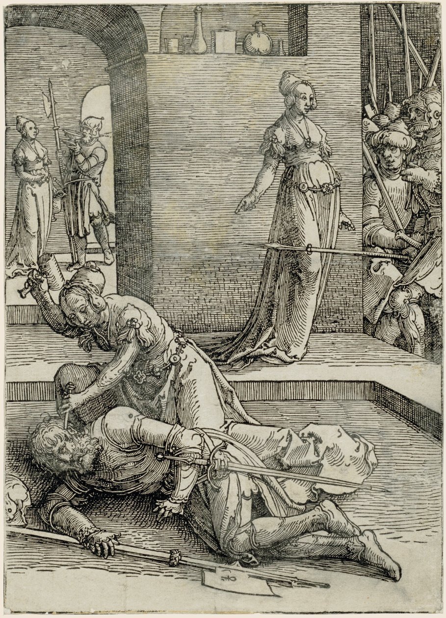 Jael zabíjí Siseru od Lucas van Leyden