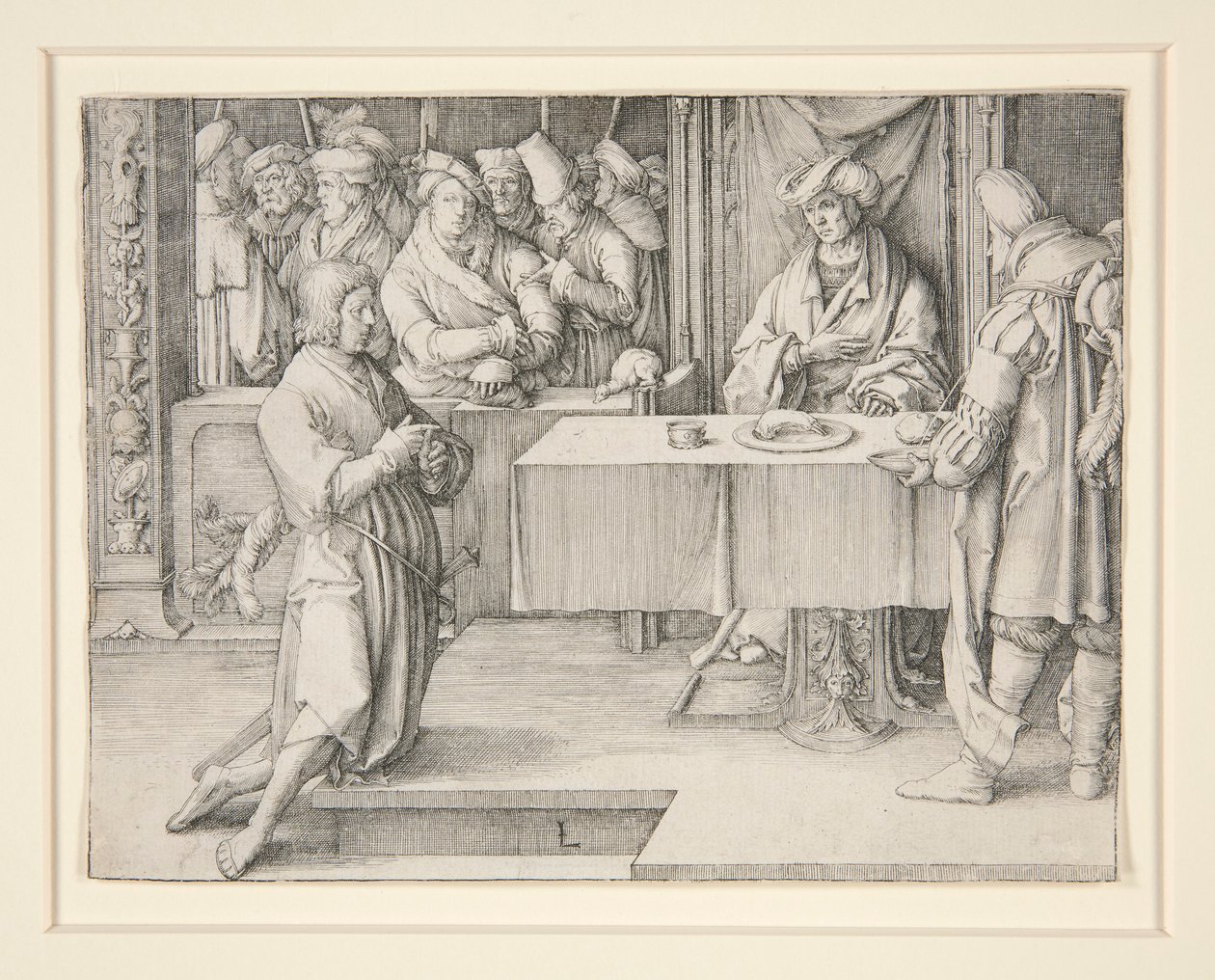 Josef vykládá faraóna od Lucas van Leyden