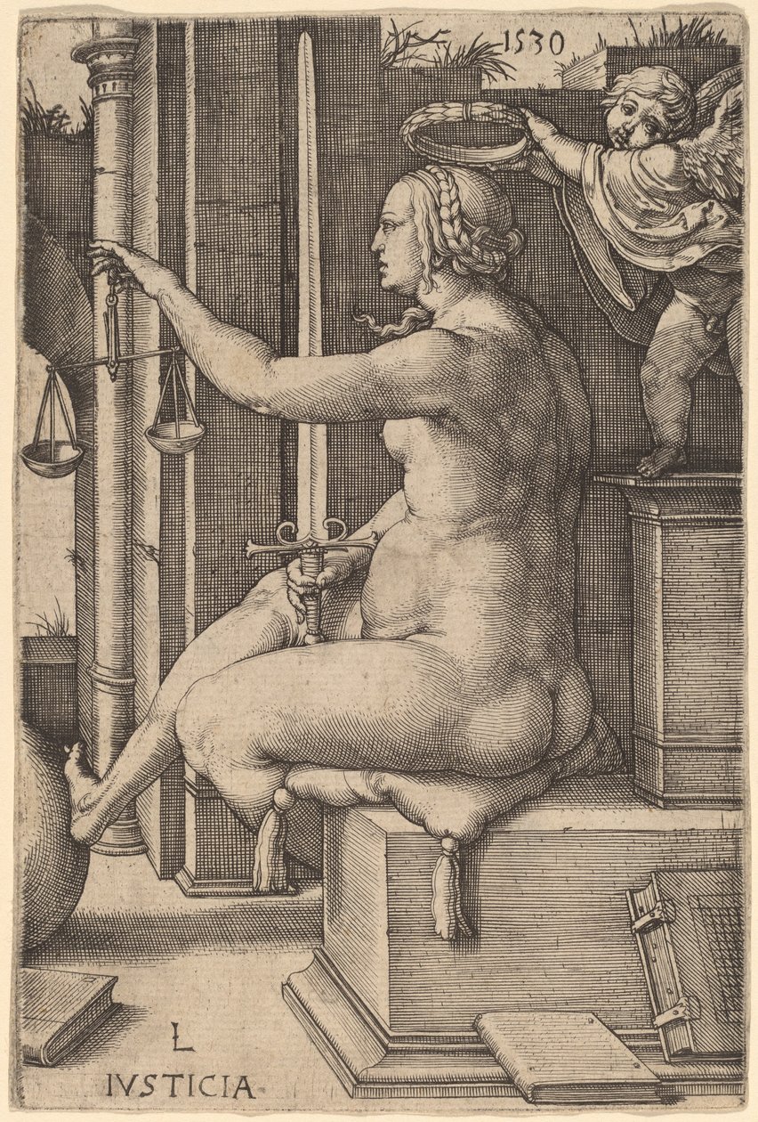 spravedlnost od Lucas van Leyden
