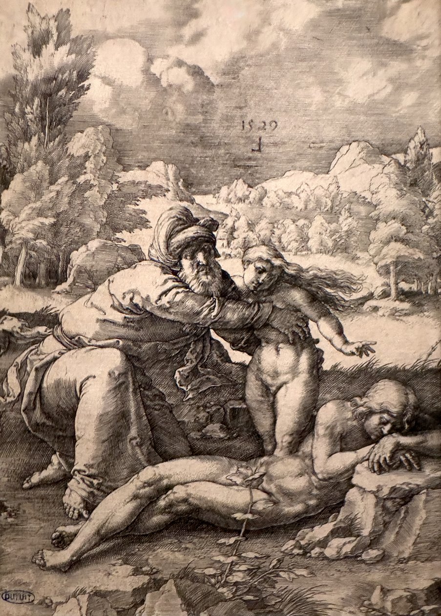 Stvoření Evy od Lucas van Leyden