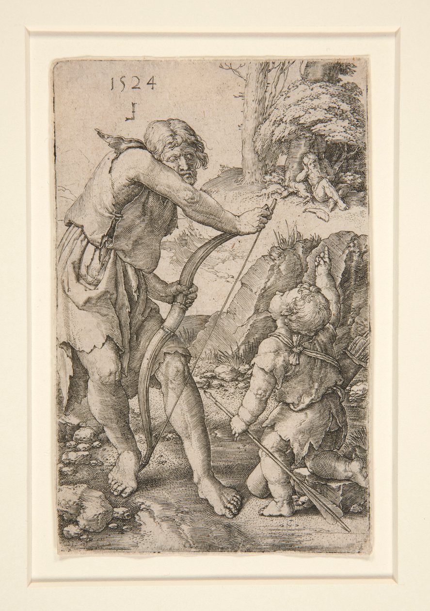 Lámech a Kain od Lucas van Leyden
