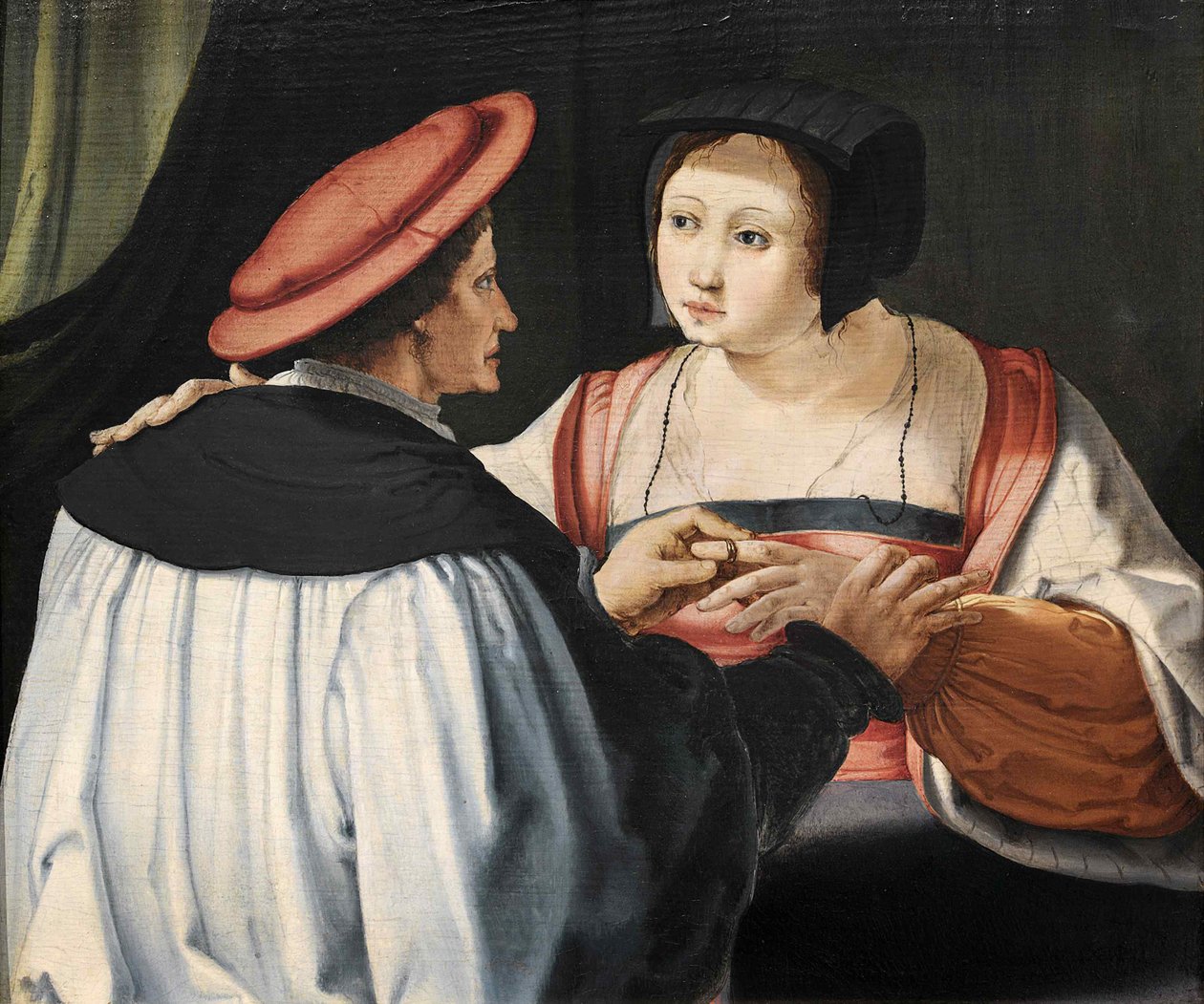 Snoubenci Snoubenci, c. 1525. od Lucas van Leyden