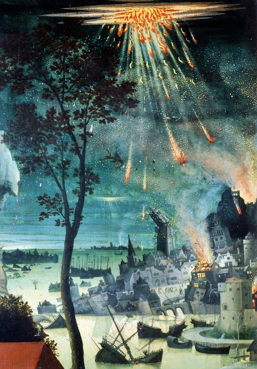 Lot a jeho dcery, cca 1520, Lucas van Leyden (1494-cca 1533), olej na panelu, 48x34 cm, Detail od Lucas van Leyden