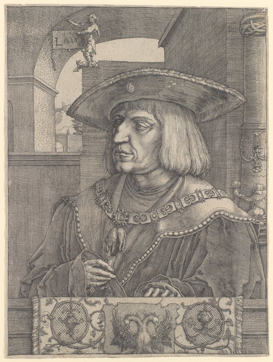 Maxmilián I. od Lucas van Leyden