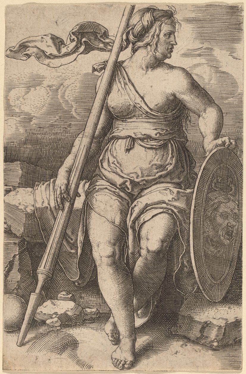 Pallas Athene od Lucas van Leyden