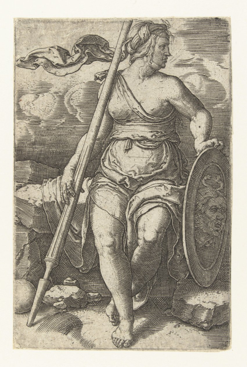 Pallas Athene od Lucas van Leyden