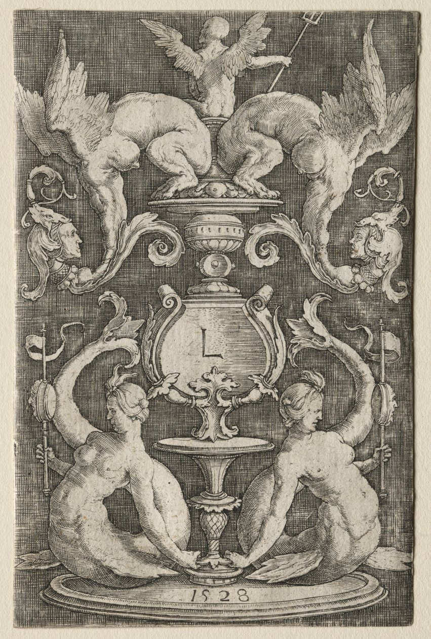 Panel Ornament, 1528. od Lucas van Leyden