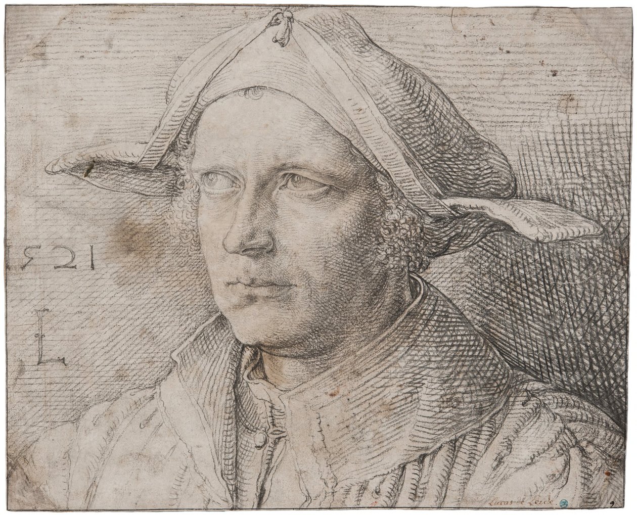 Portrét mladého muže od Lucas van Leyden