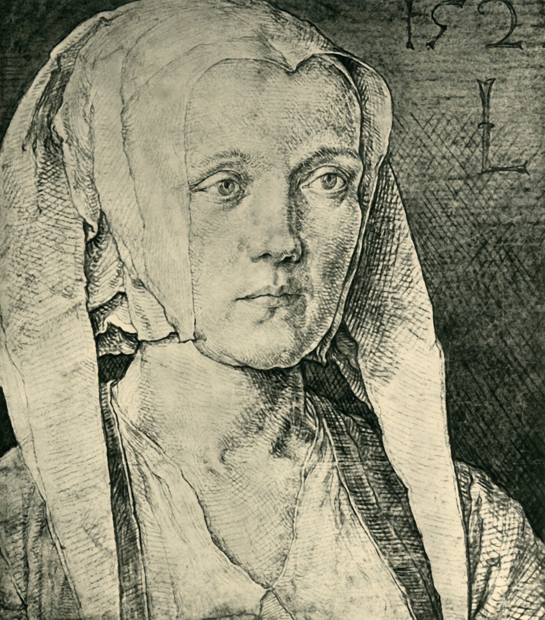 Portrét ženy, 1521, 1943. od Lucas van Leyden