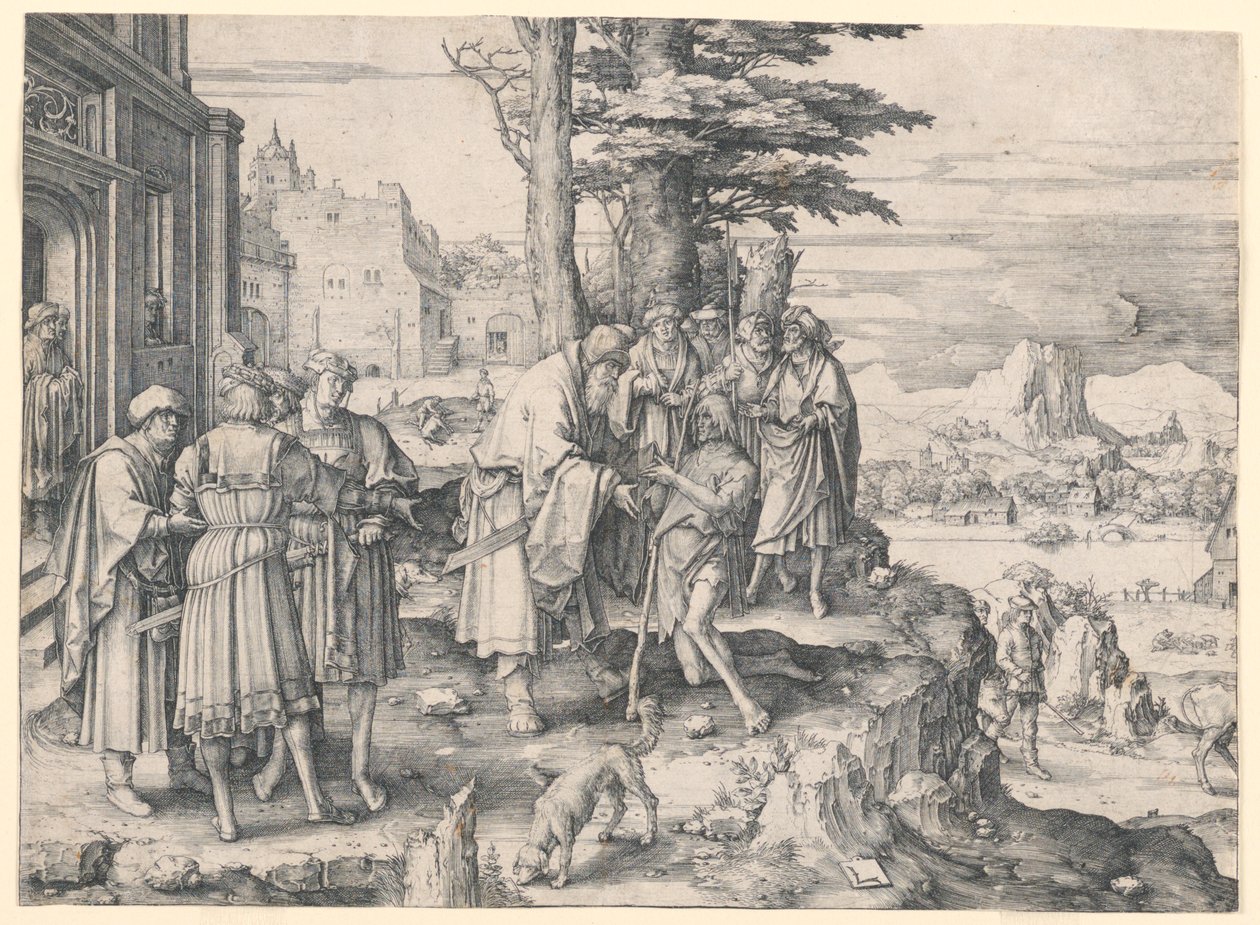 Návrat marnotratného syna od Lucas van Leyden